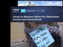 Bild zum Artikel: Schals an Bäumen: Aktion für Obdachlose kommt nach Deutschland