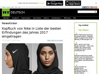 Bild zum Artikel: Kopftuch von Nike in Liste der besten Erfindungen des Jahres 2017 eingetragen
