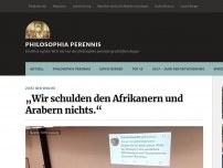 Bild zum Artikel: „Wir schulden den Afrikanern und Arabern nichts.“