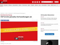 Bild zum Artikel: Nach Marathon-Sitzung - FDP bricht Jamaika-Verhandlungen ab