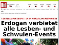 Bild zum Artikel: Erdogan - Events für Schwule und Lesben in Ankara verboten
