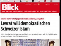 Bild zum Artikel: So will er gegen die Radikalisierung vorgehen: SP-Chef Levrat will demokratischen Schweizer Islam