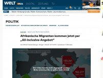 Bild zum Artikel: Afrikanische Migranten kommen jetzt per „All-inclusive-Angebot“