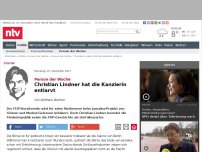 Bild zum Artikel: Person der Woche: Christian Lindner hat die Kanzlerin entlarvt