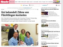 Bild zum Artikel: Krems: Uni behandelt Zähne von Flüchtlingen kostenlos