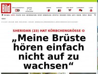 Bild zum Artikel: BH schon wieder zu klein! - „Meine Brüste hören nicht auf zu wachsen“