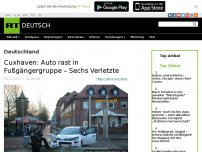 Bild zum Artikel: Cuxhaven: Auto rast in Fußgängergruppe – Sechs Verletzte