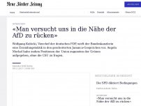 Bild zum Artikel: «Man versucht uns in die Nähe der AfD zu rücken»