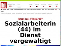 Bild zum Artikel: Mann (20) verhaftet - Sozialarbeiterin (44) im Dienst vergewaltigt