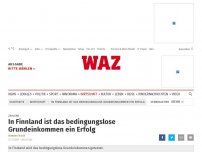 Bild zum Artikel: Zahlung: In Finnland ist das bedingungslose Grundeinkommen ein Erfolg