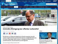 Bild zum Artikel: Schmidts Alleingang war offenbar vorbereitet