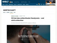 Bild zum Artikel: O2 hat das schlechteste Handynetz – und wird schlechter