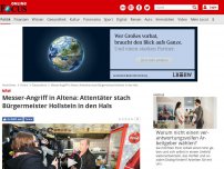 Bild zum Artikel: Nach Attacke in NRW - Kanzlerin Merkel 'entsetzt' über Messer-Angriff auf Bürgermeister