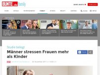 Bild zum Artikel: Studie belegt: Männer stressen Frauen mehr als Kinder