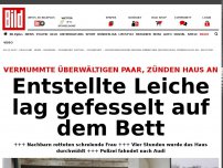 Bild zum Artikel: Vier Stunden Martyrium - Einbrecher quälen Paar, zünden Haus an – ein Toter