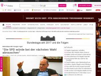 Bild zum Artikel: Interview mit Gregor Gysi: 'Die SPD würde bei der nächsten Wahl abrauschen'