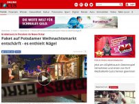 Bild zum Artikel: Gegenstand wird untersucht - Verdacht auf Sprengstoff! Großeinsatz der Polizei auf Weihnachtsmarkt in Potsdam