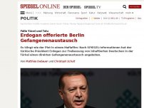 Bild zum Artikel: Fälle Yücel und Tolu: Erdogan offerierte Berlin Gefangenenaustausch