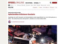 Bild zum Artikel: Weihnachtsmarkt-Anschlag: Opferfamilien kritisieren Kanzlerin