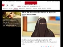 Bild zum Artikel: Wien: Burka-Aktivistin sprach in Moschee gegen Rechtsstaat