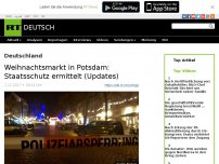 Bild zum Artikel: Polizei in Potsdam räumt Weihnachtsmarkt nach Fund 'eines verdächtigen Paketes'