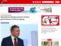 Bild zum Artikel: Kriminelle Flüchtlinge - Mannheims Bürgermeister fordert geschlossene Unterbringung