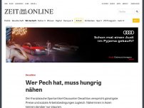 Bild zum Artikel: Decathlon: Wer Pech hat, muss hungrig nähen