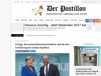 Bild zum Artikel: 8 Dinge, die erstaunlicherweise beliebter sind als eine Fortführung der Großen Koalition