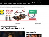 Bild zum Artikel: Bayern-Fans bewerfen Neymar mit Falschgeld