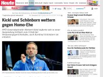 Bild zum Artikel: 'Ungleiches gleich behandelt': Kickl wettert gegen Homo-Ehe, SPÖ und ÖVP schuld
