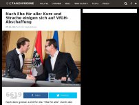 Bild zum Artikel: Nach Ehe für alle: Kurz und Strache einigen sich auf VfGH-Abschaffung