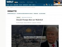 Bild zum Artikel: Donalds Trumps Mut zur Wahrheit