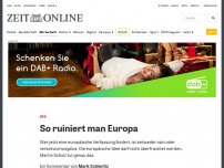 Bild zum Artikel: SPD: So ruiniert man Europa