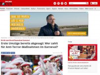 Bild zum Artikel: Kritik vom Bund Deutscher Karneval - Erste Umzüge bereits abgesagt: Wer zahlt für Anti-Terror-Maßnahmen im Karneval?