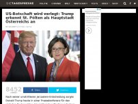 Bild zum Artikel: US-Botschaft wird verlegt: Trump erkennt St. Pölten als Hauptstadt Österreichs an