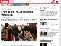 Bild zum Artikel: Wegen Verhüllungsverbot: Erste Burka-Frauen verlassen Österreich