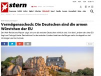 Bild zum Artikel: Welt-Reichtums-Report: Vermögensschock: Die Deutschen sind die armen Würstchen der EU