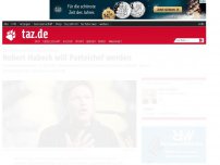 Bild zum Artikel: Bewerbungen um Grünen-Vorsitz: Robert Habeck will Parteichef werden