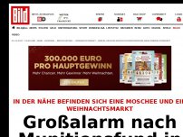 Bild zum Artikel: Nahe Weihnachtsmarkt - Großalarm nach Munitionsfund in Berlin