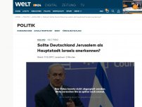 Bild zum Artikel: Sollte Deutschland Jerusalem als Hauptstadt Israels anerkennen?