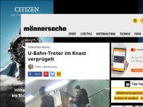 Bild zum Artikel: Nachdem er eine Frau die Treppe hinunter trat: U-Bahn-Treter im Knast verprügelt | Männersache