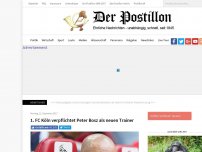 Bild zum Artikel: 1. FC Köln verpflichtet Peter Bosz als neuen Trainer