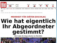 Bild zum Artikel: Ohne Debatte im Bundestag - Jetzt drücken sie den Diäten-Hammer durch