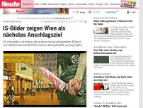 Bild zum Artikel: Verstörende Poster: IS-Bilder zeigen Wien als nächstes Anschlagsziel
