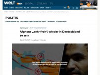 Bild zum Artikel: Afghane „sehr froh“, wieder in Deutschland zu sein