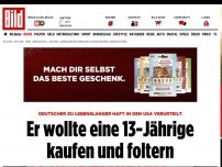 Bild zum Artikel: Deutscher verurteilt - Er wollte in den USA eine 13- Jährige kaufen und foltern