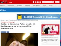 Bild zum Artikel: 'Prellungen und blaues Auge' - Attacke auf Polizeistreife in Mannheim: Fünf Beamte von Jugendlichen verletzt