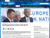 Bild zum Artikel: Konferenz in Prag: Rechtspopulisten fordern Ende der EU