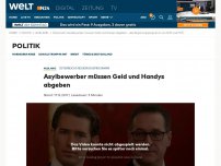 Bild zum Artikel: Asylbewerber müssen Geld und Handys abgeben