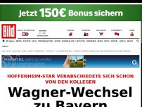 Bild zum Artikel: Bis zu 15 Mio Ablöse - Wagner-Wechsel zu Bayern perfekt!
